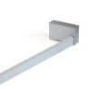 Barra Appendiabiti per armadi con luce LED Castor, batteria estraibile e sensore di movimento, L1.158 mm, Tecnoplastica e