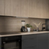 Lampada LED ricaricabile con USB Kaus Black con sensore di prossimità, L400mmPlastica e Alluminio, Verniciato nero