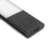 Multiconnettore Vertikal Push diametro 100mm, 3 spine di tipo Schuko, 1 USB tipo A, 1 USB tipo C, Acciaio e Tecnoplastica
