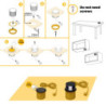 Multiconnettore Vertikal Push diametro 100mm, 3 spine di tipo Schuko, 1 USB tipo A, 1 USB tipo C, Acciaio e Tecnoplastica