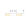 Kit barra per armadio Luxe, striscia LED 4,5x8 Neonlynx V, sensore di movimento RF Smart e convertitore Smart (24V DC), lu