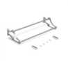 Kit di ferramenta per armadio 2 con porte scorrevoli e chiusura soft Flow con binari di superficie 2,35 m, pannelli non in