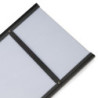 Portapantaloni con montaggio laterale per armadio Self, mano sinistra, Acciaio, Tecnoplastica e Alluminio, Cromato lucido
