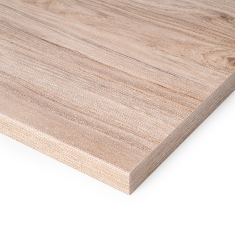 Ripiano per scaffali, 600x200mm, spessore 30mm, Legno, Verniciato bianco