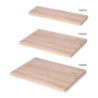 Ripiano per scaffali, 600x200mm, spessore 30mm, Legno, Verniciato bianco