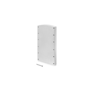 Set di spessori laterali per appendiabiti per armadio Hang, Tecnoplastica, Verniciato grigio pietra