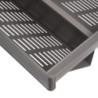 Cassetto portascarpe per armadi e cabine armadio Quartz, 440 (M60), Acciaio, Titanio
