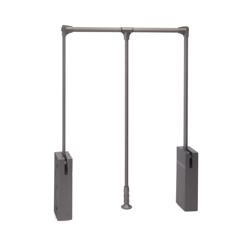 Kit di cassetto porta-scarpe estraibile per armadi Quartz, regolabile, modulo 600mm, Acciaio, alluminio e plastica, Titani