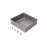 Kit di cassetto porta-scarpe estraibile per armadi Quartz, regolabile, modulo 800mm, Acciaio, alluminio e plastica, Titani