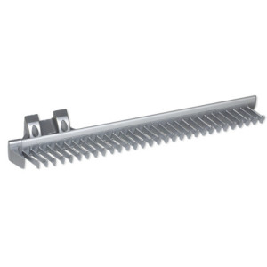 Cassetto metallico per armadi e cabine armadio Quartz, 640 (M80), Acciaio, Titanio
