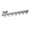 Cassetto metallico per armadi e cabine armadio Quartz, 740 (M90), Acciaio, Titanio