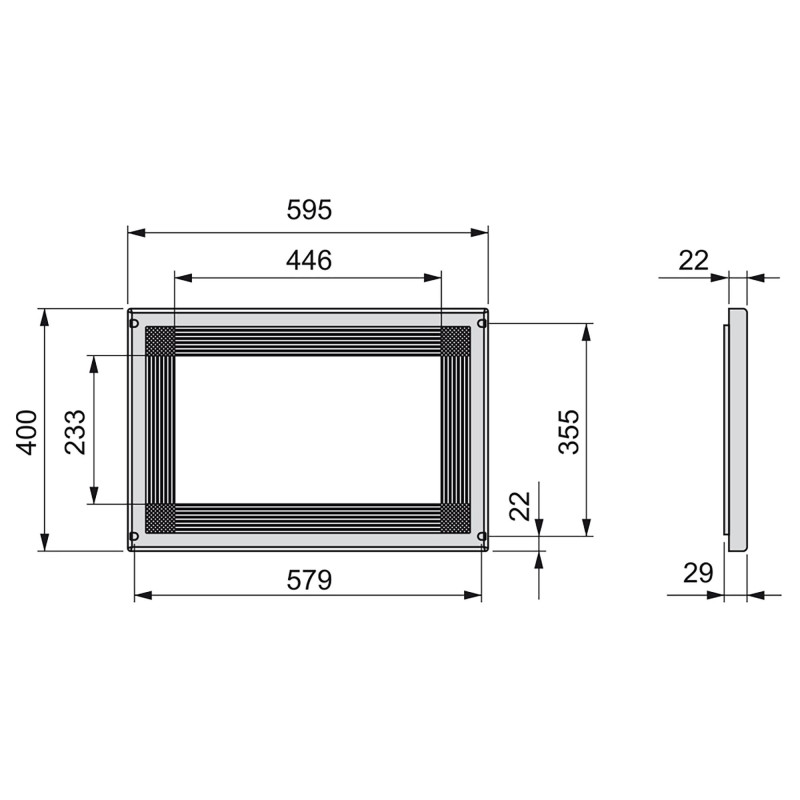 Porta-cintura laterlae estraibile, Anodizzato opaco, Tecnoplastica e Alluminio