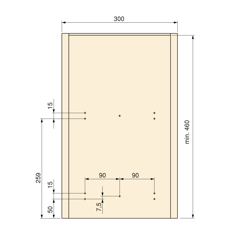 Contenitore per la raccolta differenziata Recycle Inox 2x12lt per il montaggio sul fondo e l'estrazione manuale/automatica