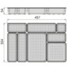Recycle contenitore per la raccolta differenziata e per l'appendiabiti Recycle, 1 contenitore da 5 lt, con coperchio, Grig