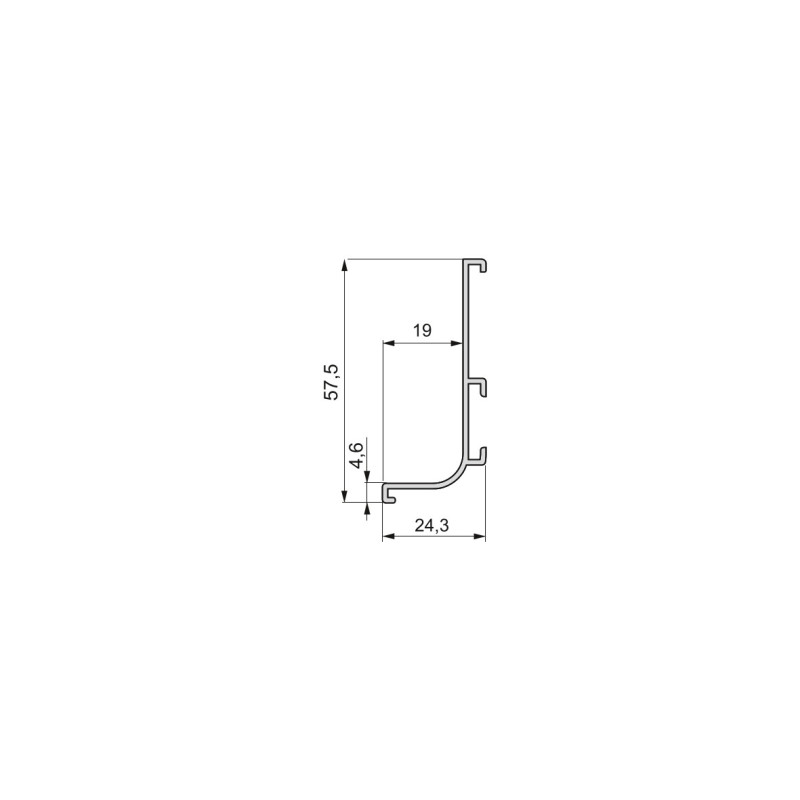 Pattumiera per differenziata Recycle da cucina, 24 L, fissaggio sul fondo ed estrazione manuale/automaticamente, Tecnoplas