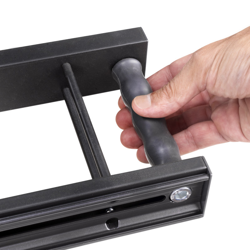 Kit di 2 profili superiori Gola per mobili da cucina, lunghezza 2,35m, con accessori, Alluminio, Verniciato nero