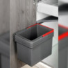 Kit di contenitori per la raccolta differenziata per cassetti da cucina Recycle Altezza Recycle 216 mm, 2x12 lt, 2x6 lt, G
