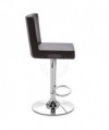 Sgabello in pelle sintetica Confort - set da 2 nero