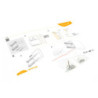 Portaposate Optima Vertex 800mm Emuca tecnoplastica bianca cucina