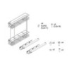 Portaposate Optima Vertex 800mm Emuca tecnoplastica bianca cucina