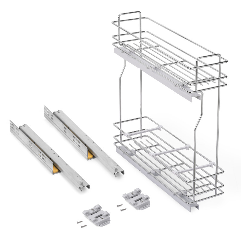 Portaposate Optima Vertex 1000mm Emuca tecnoplastica bianca cucina