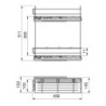 Portaposate Optima Vertex 1000mm Emuca tecnoplastica bianca cucina