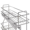 Portabottiglie estraibile Supramax 150mm Emuca acciaio cromato cucina