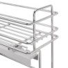 Portabottiglie estraibile Supramax 150mm Emuca acciaio cromato cucina