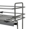 TitaneMax portabottiglie laterale estraibile con chiusura soft, modulo 150 mm, Acciaio, Grigio antracite