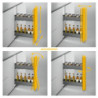 Carrello estraibile Supra 400mm Emuca acciaio cromato cucina soft close
