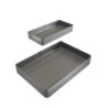 Carrello estraibile con cestelli e portapane Harmony con chiusura soft, Modulo larghezza 300mm altezza 700mm, Acciaio