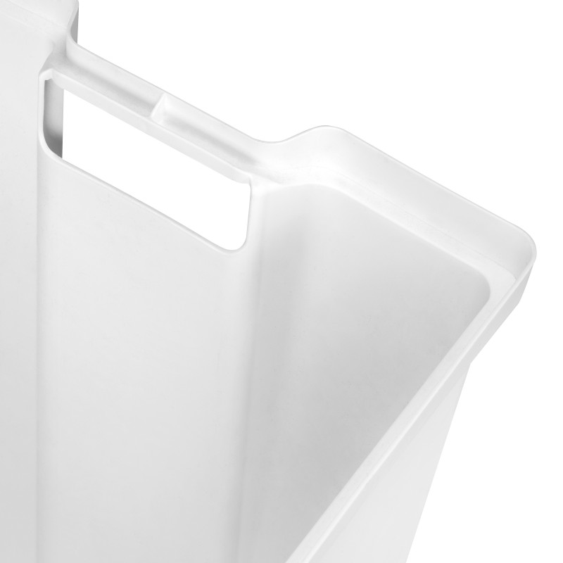 Sistema estraibile Harmony per mobili da cucina, Sinistra, Acciaio e Legno, Grigio antracite