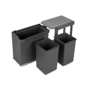 Zoom Fondi sotto lavello Sink, M90, 867x580mm, spessore della tavola 16mm, tagliabile, Tecnoplastica, Grigio antracite