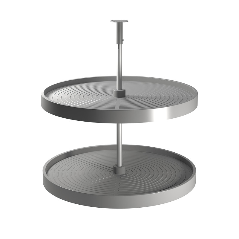 Tappeto antiscivolo per cassetti, effetto tessuto, lunghezza 20m x 480mm, Tecnoplastica, Grigio antracite