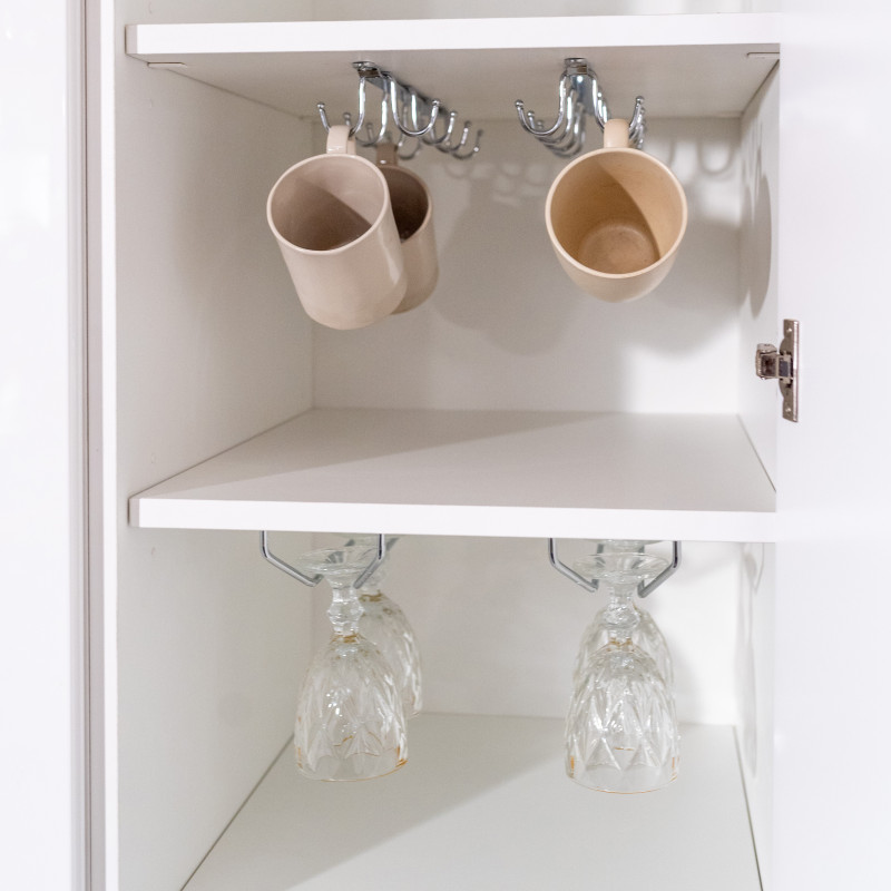 Kit contenitori raccolta differenziata cucina Emuca grigio 600mm