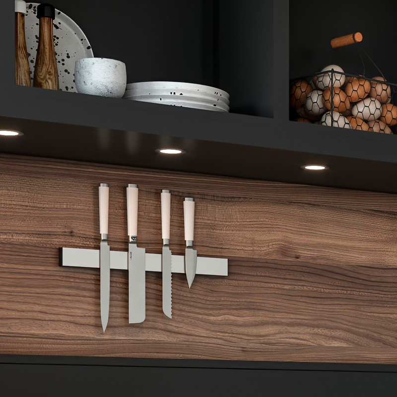 Kit contenitori raccolta differenziata Emuca 900mm grigio cucina