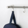 Portabicchieri per mobili a 4 linee, lunghezza 280 mm, Acciaio, Cromato lucido