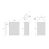 Scolapiatti da Appoggio Suprastar 435x270x275mm Acciaio Cromato