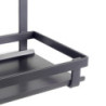 Kit di porta spezie Titane per mobile da cucina o pensile, Acciaio, Grigio antracite