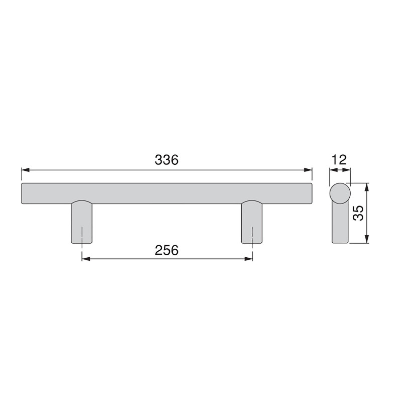Appendiabiti per Armadio Hang Regolabile 830-1150mm Cromato Lucido