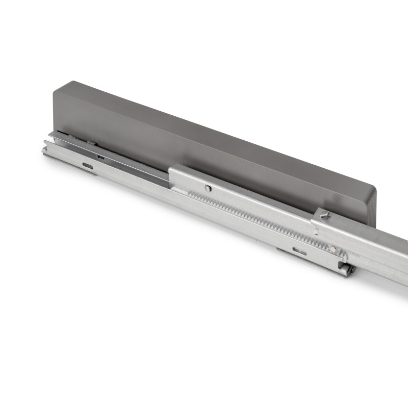 Telaio con guide a estrazione totale e chiusura morbida per accessori per armadi Quartz, 812-838mm, Alluminio e plastica