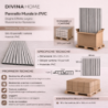 Pannello PVC Effetto Legno Noce 120x30 Set 10 Pz