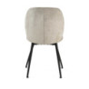 Sedia Glaede Tessuto Sabbia Struttura Metallo Cm 48x56h48,5/84,5