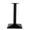 Base Tavolo Piramide Acciaio Nero Quadro Cm 45x45h72