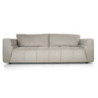 Divano Barberino 3 Posti Tessuto Sabbia cm 240x100h79