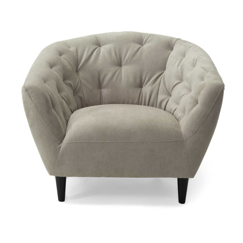Poltrona Verrazzano Tessuto Sabbia Cm 97x84h78