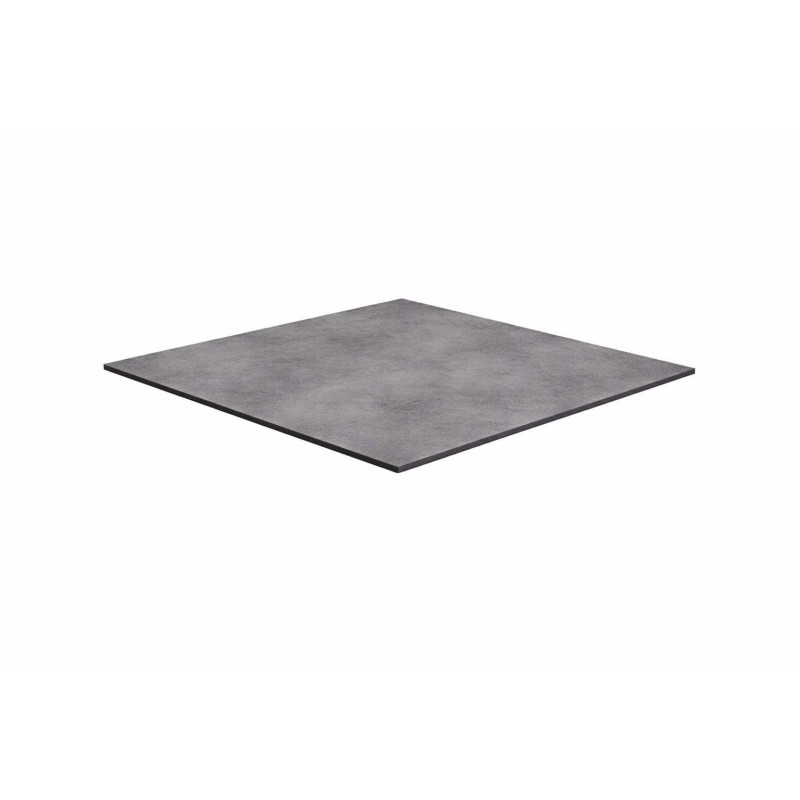 Top Tavolo Hpl Grigio Cemento Quadro Cm 59x59x1