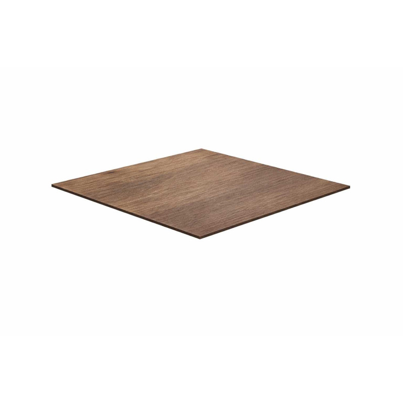 Top Tavolo Hpl Legno Country Quadro Cm 69x69x1