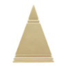 Piramide Gold cm 11,5x11,5x15,5