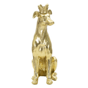 Zoom Cane Con Corona Oro cm 20x12,5x33